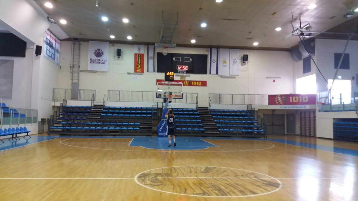 מערכת הגברה מקצועית לאולם ספורט כדור סל