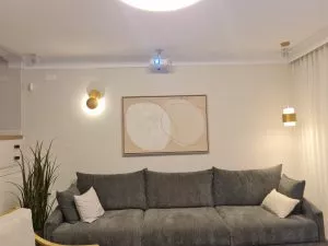התקנת מערכת סראונד וקולנוע ביתי בסלון