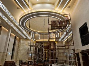 מערכת הגברה וסאונד לאולם בית המדרש היכל צבי (אור גאון)