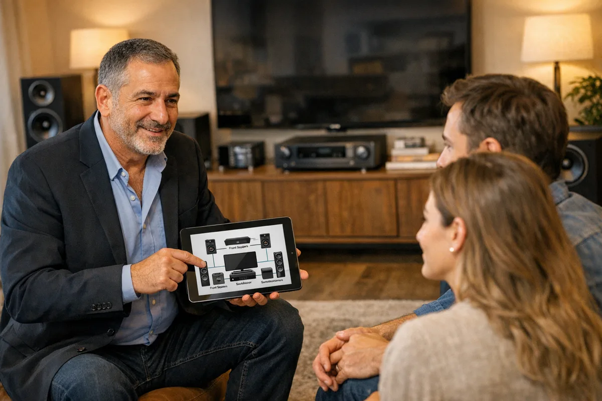 רמקולים אלחוטיים לסלון - המדריך המקצועי לבחירת מערכת שמע מושלמת ייעוץ מקצועי א.א. מערכות סאונד