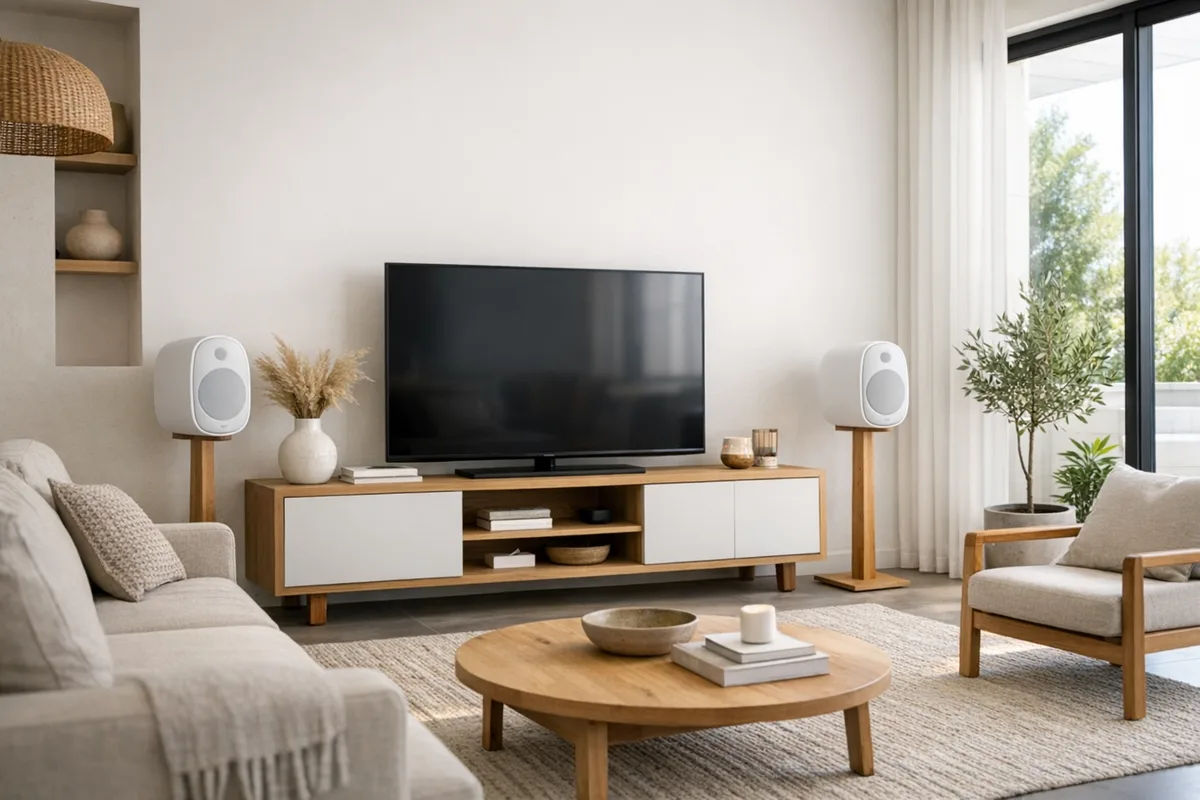 רמקולים אלחוטיים לסלון - המדריך המקצועי לבחירת מערכת שמע מושלמת רמקולים אלחוטיים לסלון - מערכת סאונד מודרנית